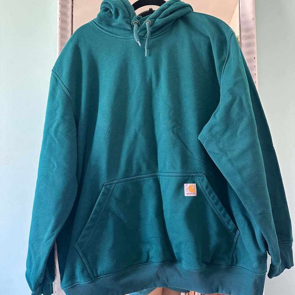Carhartt Rain Defender Loose Fit Hoodie Size XL Dark Green